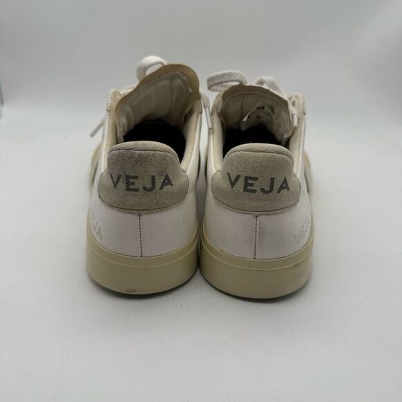Veja Campo‎ Low Chromefree Leather White Natural Women's Size 7 - Picture 4 of 5